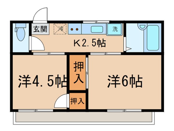 ベルソ－ネ御殿山の物件間取画像